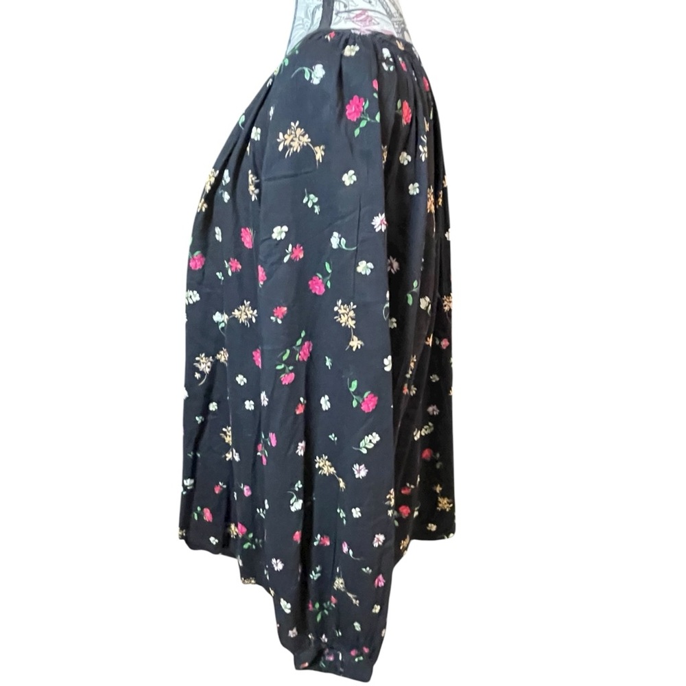 Old Navy Black Floral Top - Picture 2 of 6